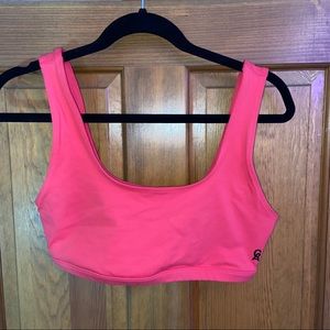 Good American coral sports bra